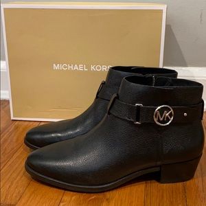 Michael Kors Harland Bootie Black Leather
